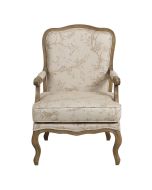 Fauteuil en tissu paradisier - Auguste