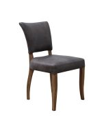 Chaise en cuir - Coleen (lot de 2)