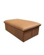 Pouf convertible en cuir - Edimbourg