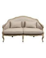 Banquette 3 places en hévéa finition Château - Constance