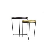 2 guéridons plateaux amovibles - Factory