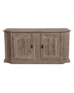 Buffet bas 2 portes en acacia massif - Chenonceau