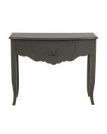 Console verte 3 tiroirs en épicéa