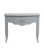 Console vert sauge 3 tiroirs en épicéa