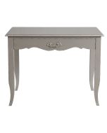 Bureau gris fumé 1 tiroir en épicéa