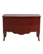 Commode 4 tiroirs en épicéa rouge séville