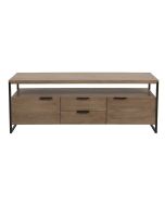 Meuble TV contemporain en frêne massif - Demeure