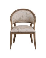 Fauteuil bridge en tissu paradisier - Ernest