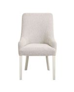 Fauteuil de table en tissu flocon - Jude