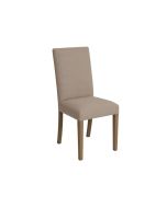 Chaise en frêne massif et tissu - Romane