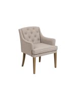 Fauteuil de table en tissu - Joseph