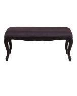 Banc ottoman en tissu anthracite - Gaspard