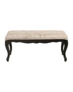 Banc ottoman en tissu paradisier - Gaspard