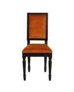 Chaise en velours safran - Honorine