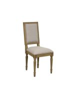 Chaise en chêne et tissu - Honorine