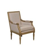 Fauteuil en chêne et tissu - Honoré