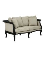 Banquette 3 places en tissu ficelle - Léonie