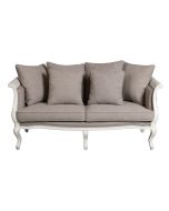 Banquette 3 places en hévéa finition Romance - Léonie