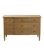 Commode 3 tiroirs en chêne massif - Domaine