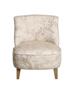 Fauteuil crapaud en tissu paradisier - Victor