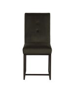 Chaise en velours kaki - Grace