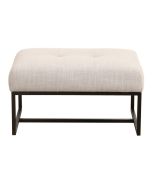 Pouf lin beige - Nolan