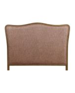 Tête de lit 140/160 cm en tissu orange briqué - Joséphine