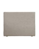 Tête de lit 140/160 cm en tissu beige - Capucine