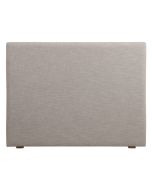 Tête de lit 140/160 cm tissu beige sans capitons - Capucine