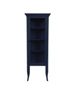 Vitrine en épicéa bleu indigo