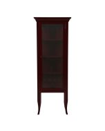 Vitrine en épicéa lie de vin