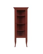 Vitrine en épicéa vieux rose