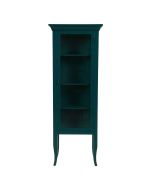 Vitrine bleu canard en épicéa