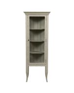 Vitrine beige en pin