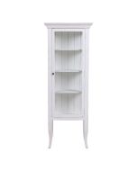 Vitrine blanc patiné en épicéa