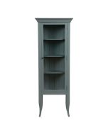 Vitrine 1 porte nuage de bleu