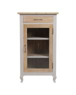 Meuble de rangement vitré en épicéa massif - Provence