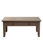 Table basse rectangulaire contemporaine brun fumé en épicéa - First