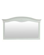 Grand miroir blanc vieilli - Lubéron