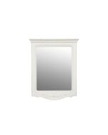 Miroir trumeau en bois blanc vieilli - Lubéron