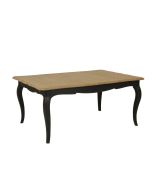 Table extensible 12 à 14 personnes en pin massif et plateau en frêne massif - Manoir