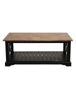 Table basse rectangulaire noire - Vénitiennes