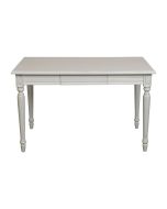 Bureau blanc 1 tiroir en bois - Gustavien