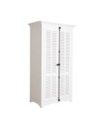 Armoire penderie 2 portes en épicéa massif - Vénitiennes