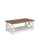 Table basse rectangulaire en épicéa massif - Vénitiennes