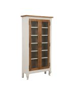 Vitrine 2 portes en épicéa massif - Provence