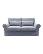 Canapé 3 places en tissu gris - Newport