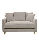 Canapé 2 places en tissu beige - Rivoli