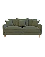 Canapé 4 places en tissu vert - Rivoli