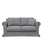 Canapé 2 places en tissu Sunday gris anthracite  - Crowson